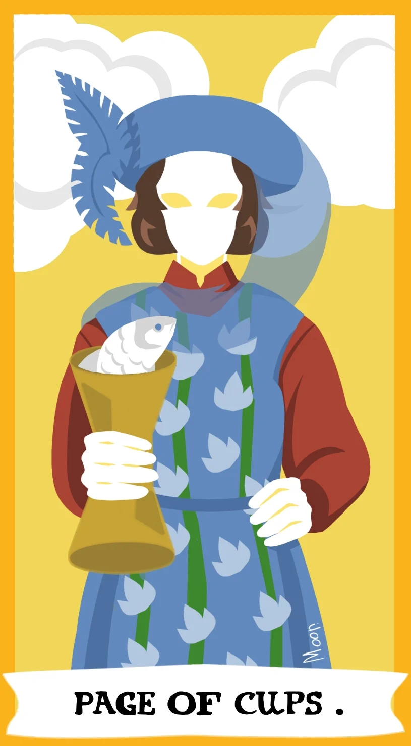 Паж Кубков — карта Таро
