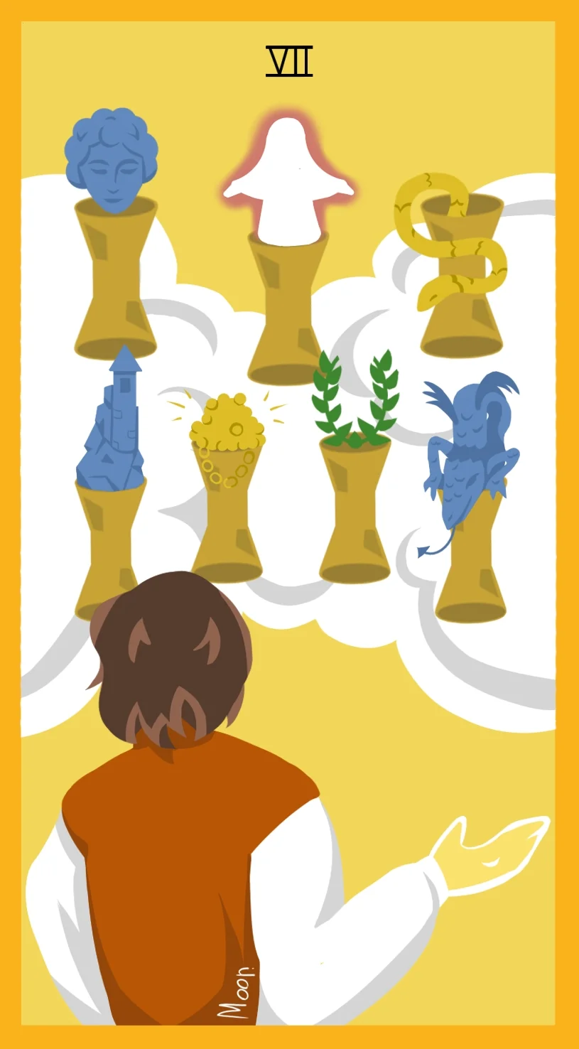 Семёрка Кубков — карта Таро