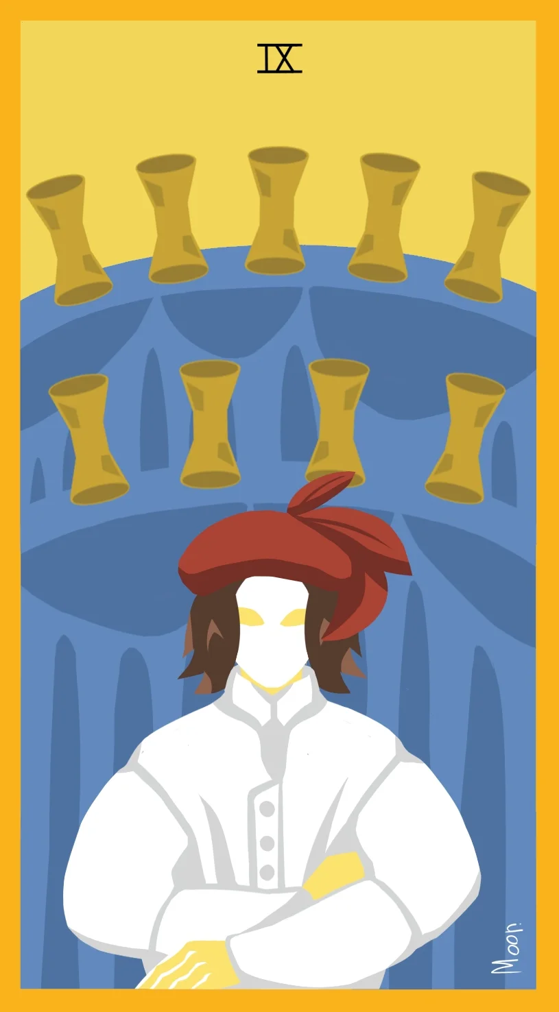 Девятка Кубков — карта Таро