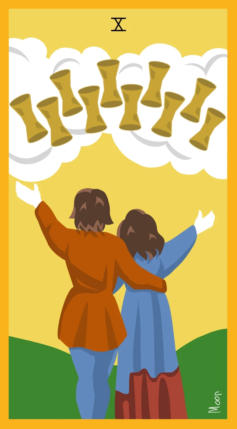 Десятка Кубков — карта Таро