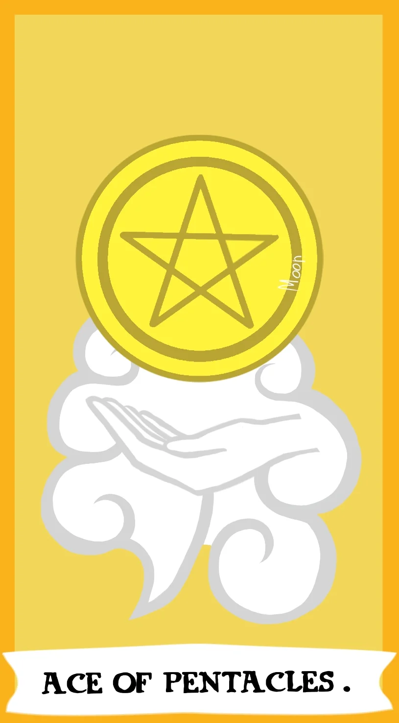 Туз Пентаклей — карта Таро