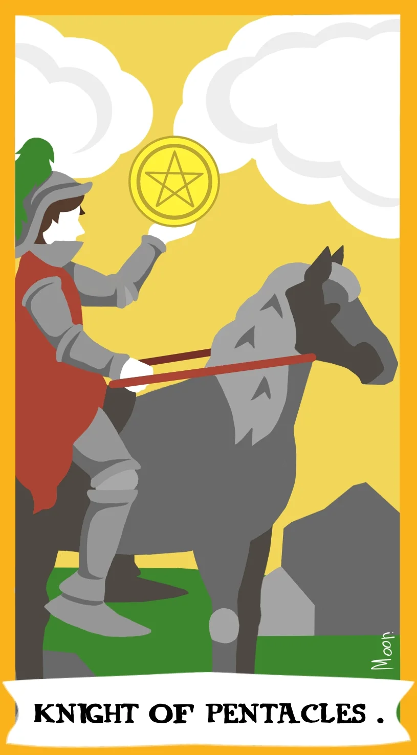 Рыцарь Пентаклей — карта Таро