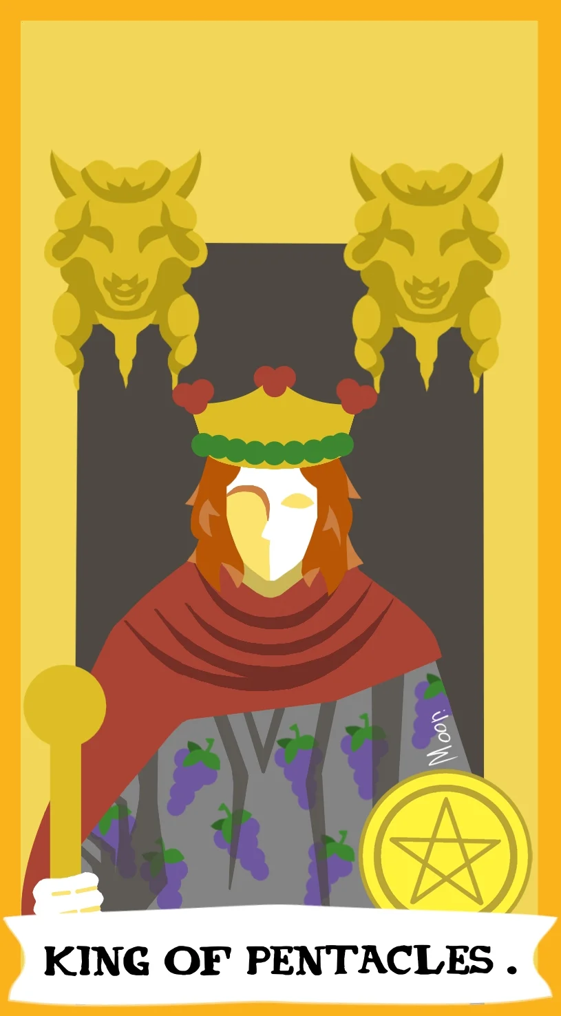 Король Пентаклей — карта Таро