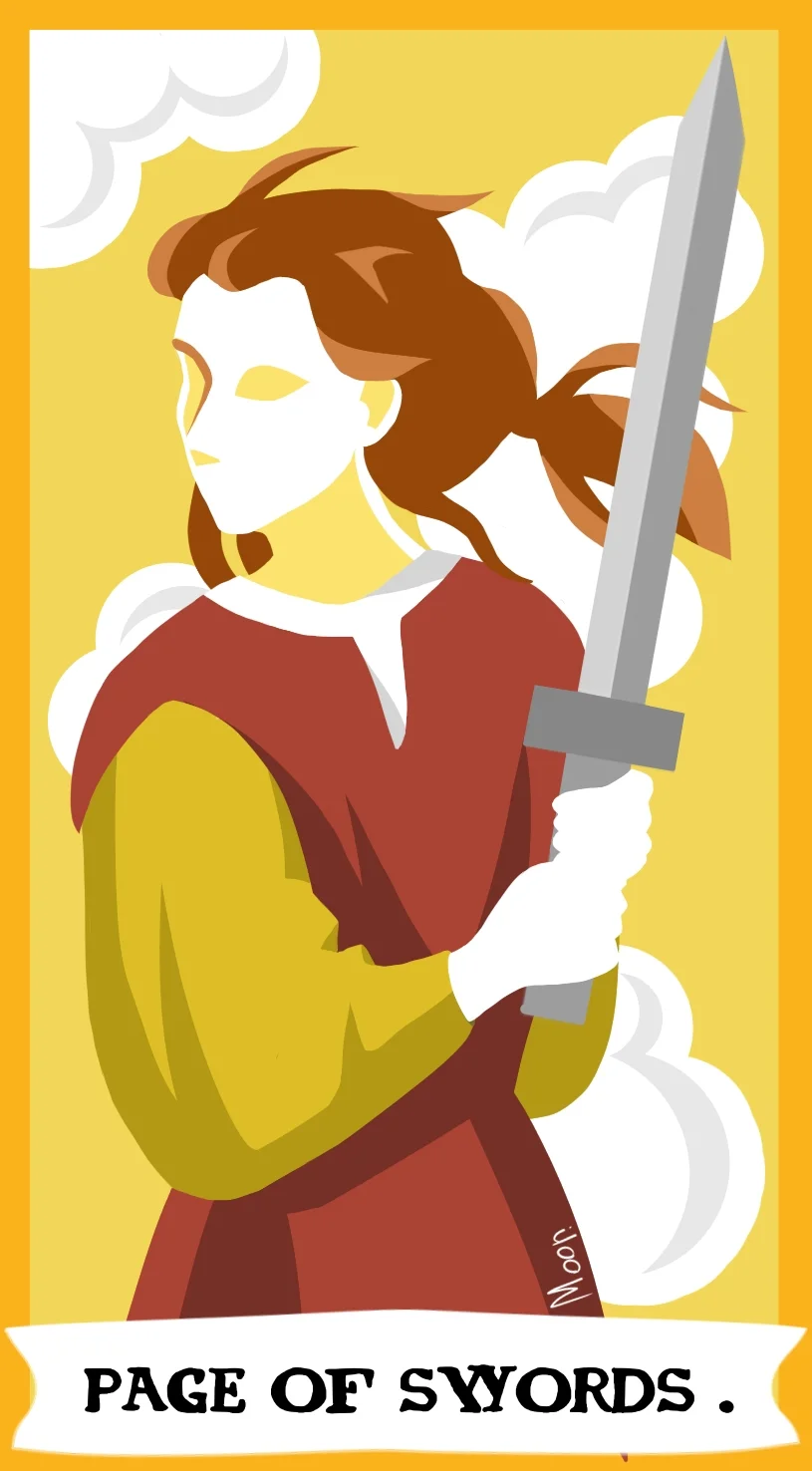 Паж Мечей — карта Таро
