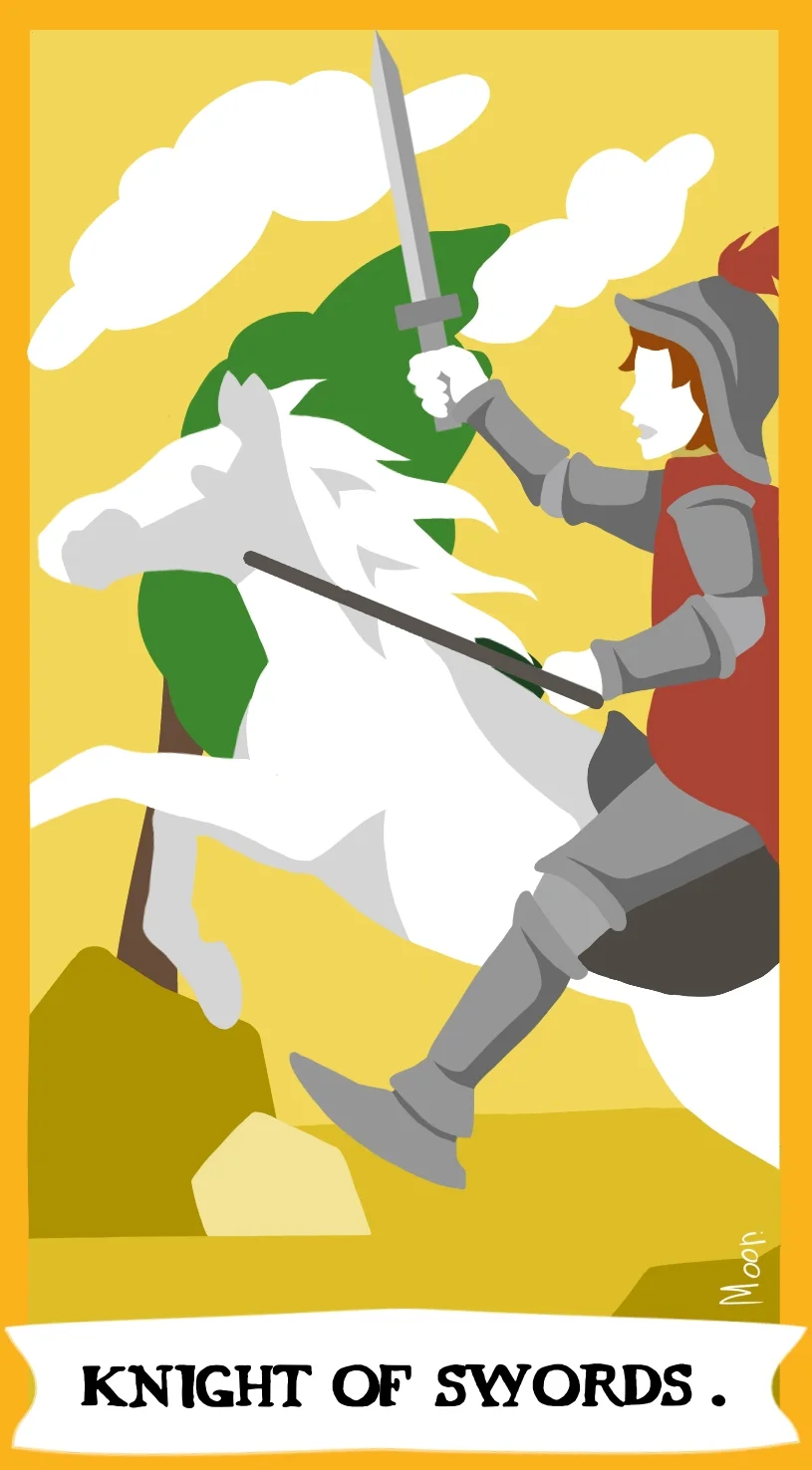 Рыцарь Мечей — карта Таро