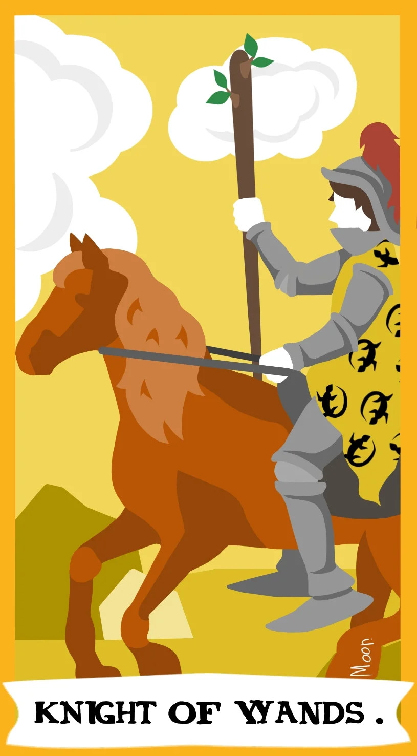Рыцарь Жезлов — карта Таро