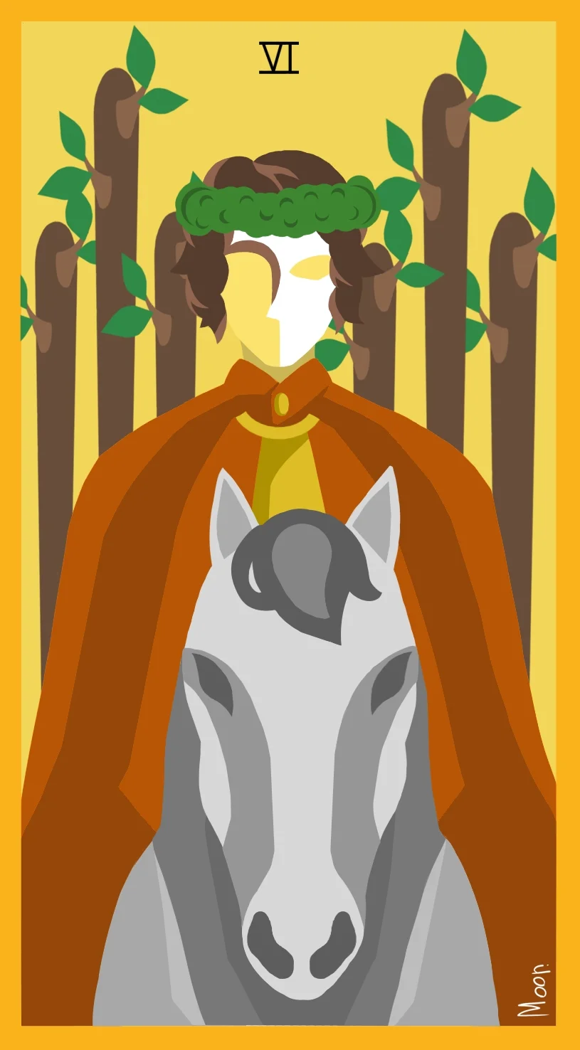 Шестёрка Жезлов — карта Таро